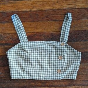 Lunik Yellow Crop Top